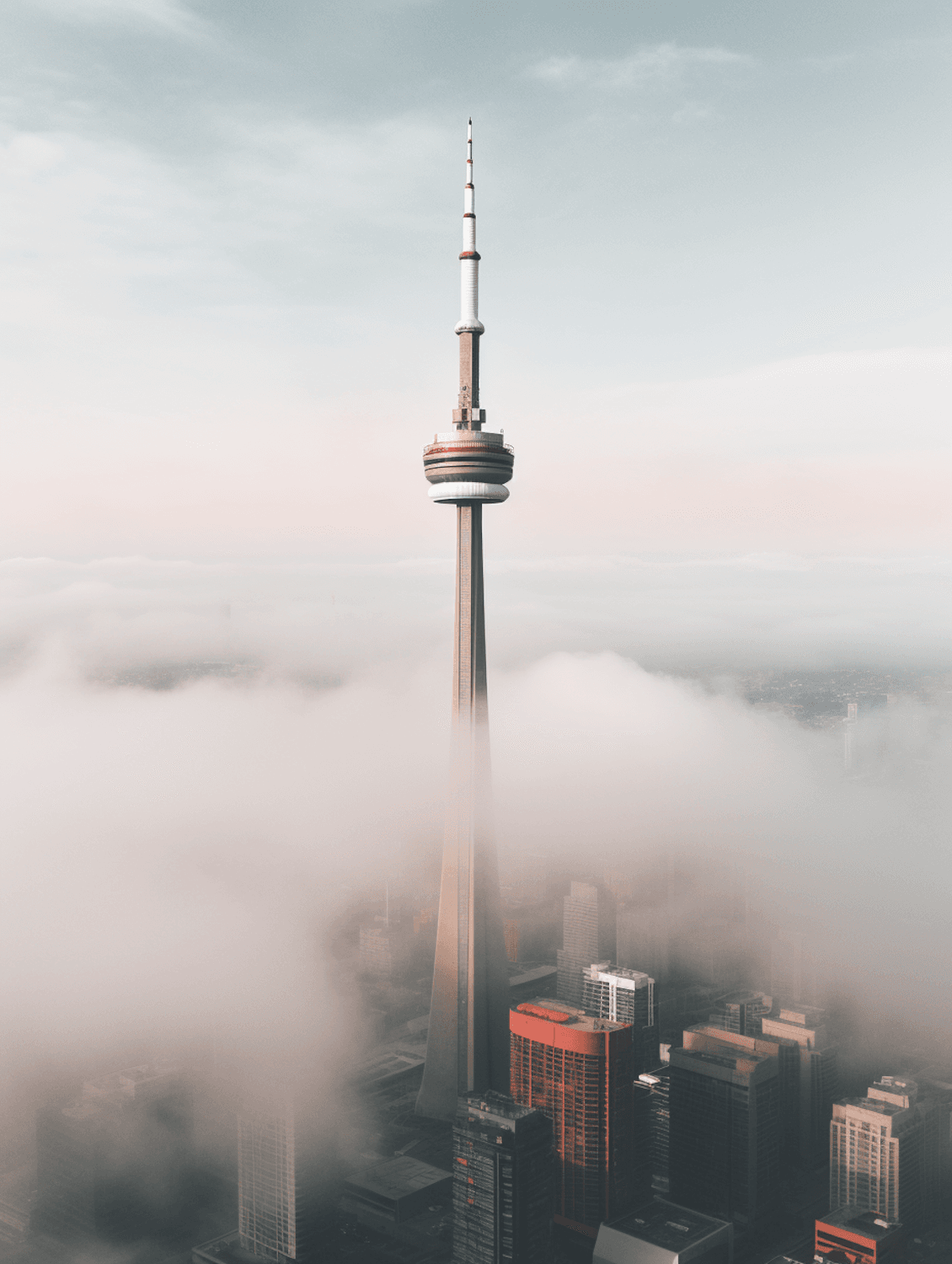High-rise construction against an open sky